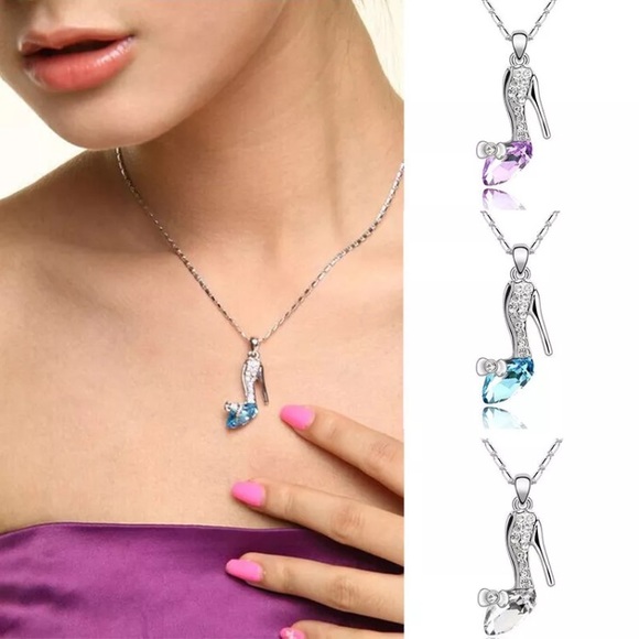 (Last 1) Austrian Crystal Necklace with Swarovski - Picture 2 of 5